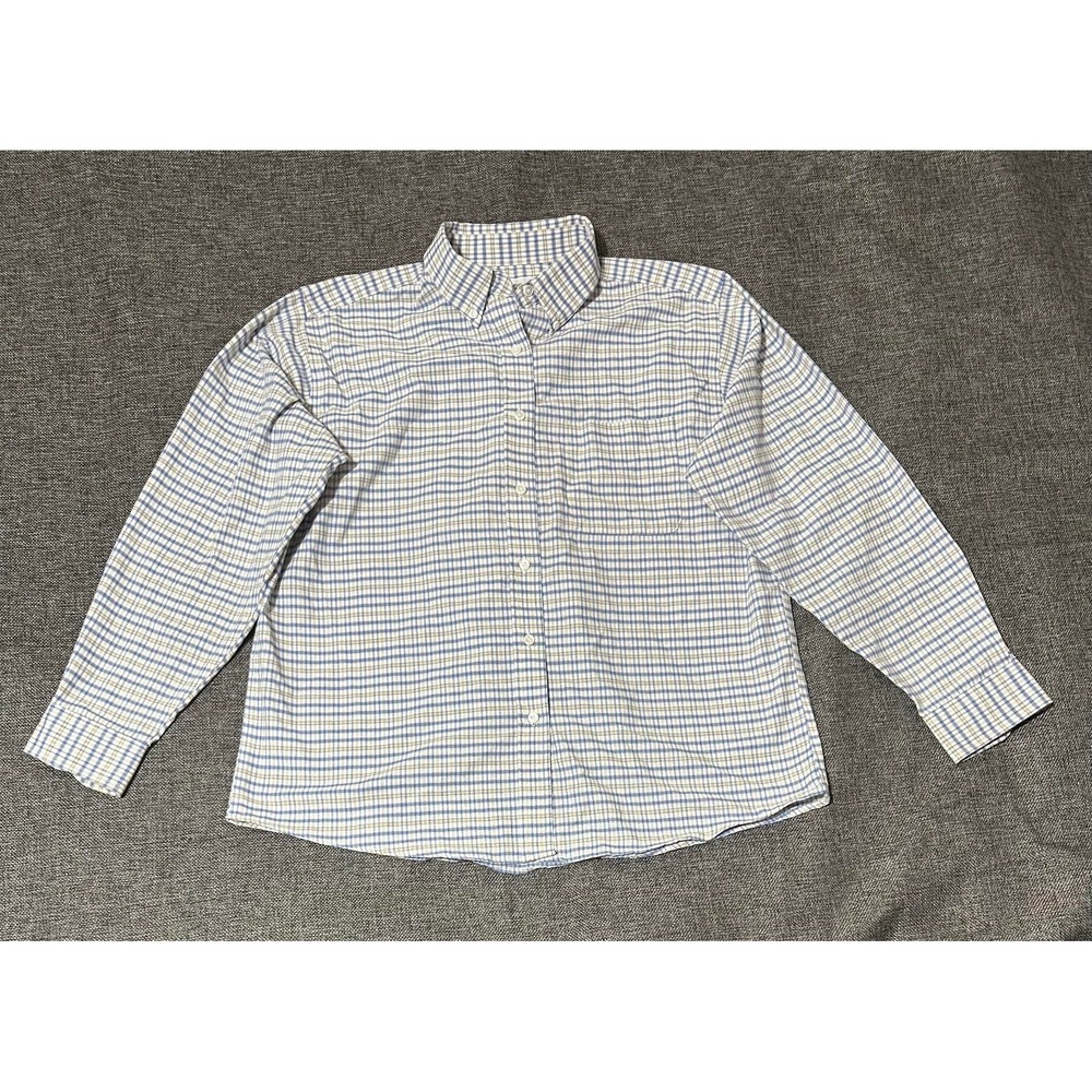 Cabin‎ Creek Women's 14P Petite Plaid Long Sleeve Shirt